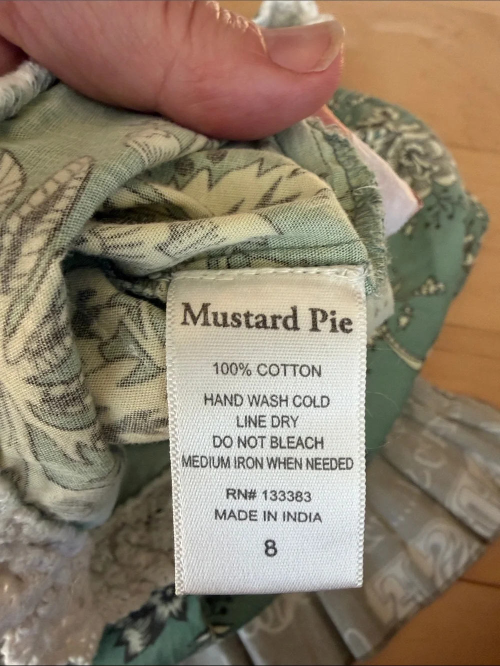 Mustard Pie dress - size 8